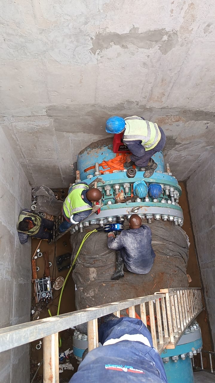 Chiliza Engineering Projects site work - pipeline excavation and inspection