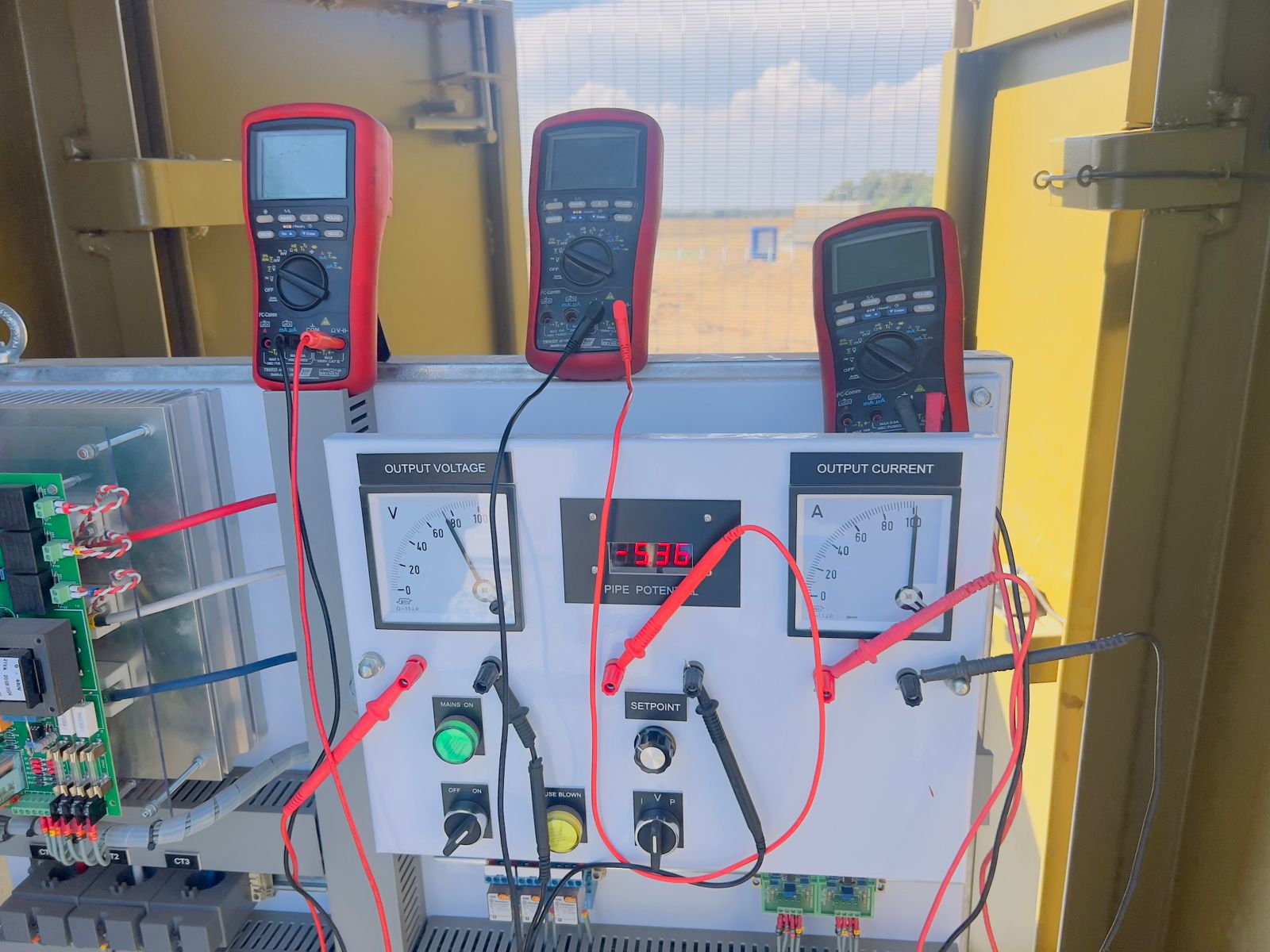 Electrical engineering work by Chiliza Engineering Projects - cable and network installation